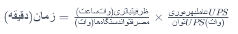 محاسبه بکاپ یو پی اس